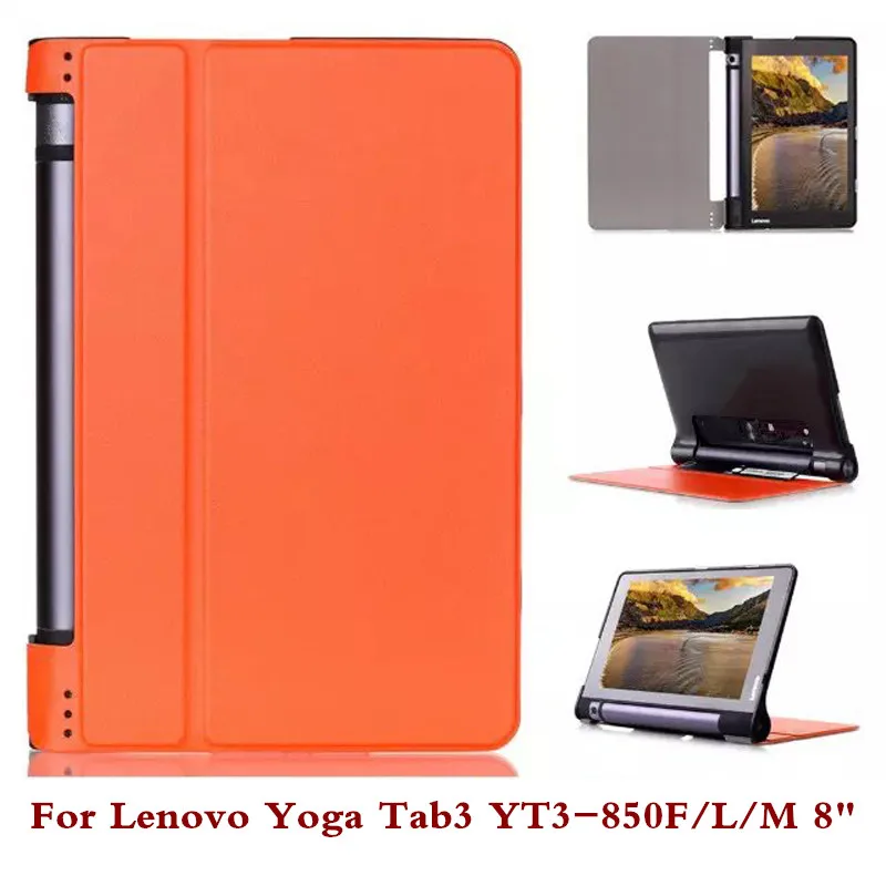 Pu Leather Tablet Case Pc Back Cover For Lenovo Yoga Tab3 YT3 850F YT3