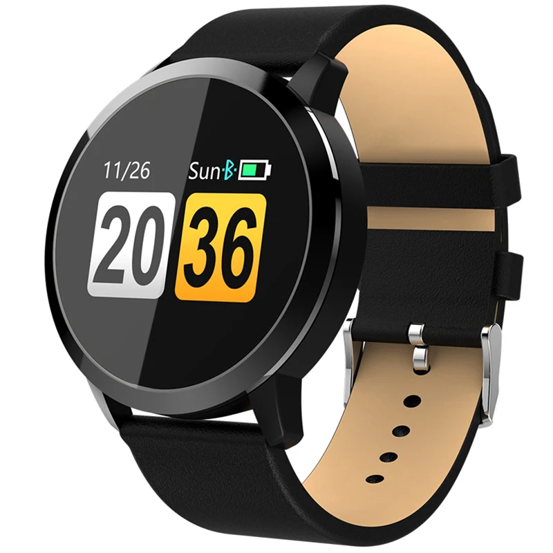 Newwear Q8 OLED Bluetooth Smart Watch Stainless Steel Waterproof Wearable Device Smartwatch Wristwatch Men Women Fitness Tracker