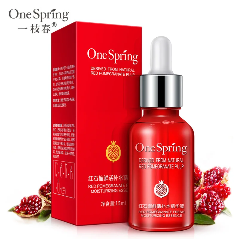 Onespring натуральный красный гранат аромат Масла лица Сыворотки жидкий суть анти