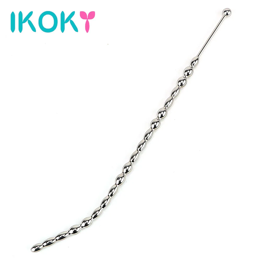 Urethral Dilator IKOKY Sex Sounds Penis plug Male chastity device Stainless Steel Sex toys For men Urethral dilators Products Catheters