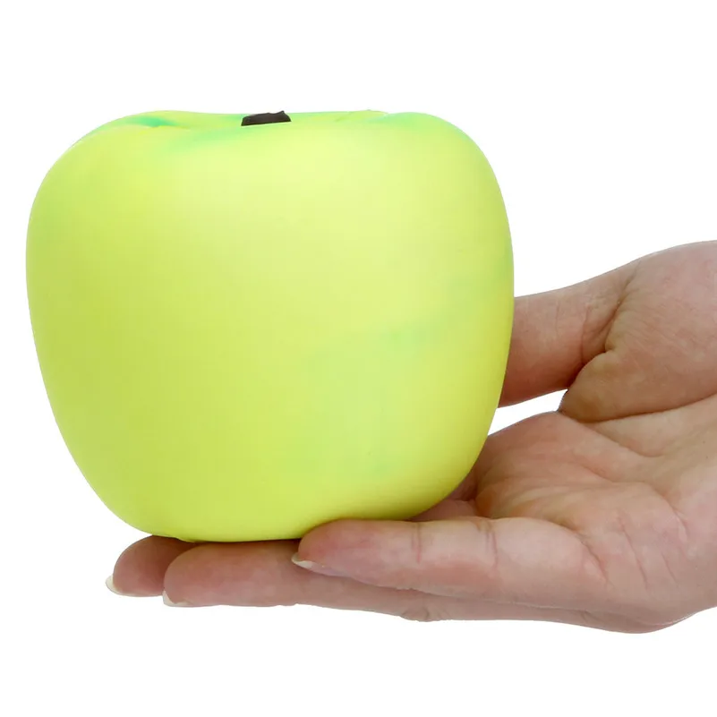 Изысканный весело Crazy Apple ароматизированный мягкий Шарм медленно поднимающийся 12 см моделирование детские игрушки выжать игрушки Сквош Анти-Стресс F1