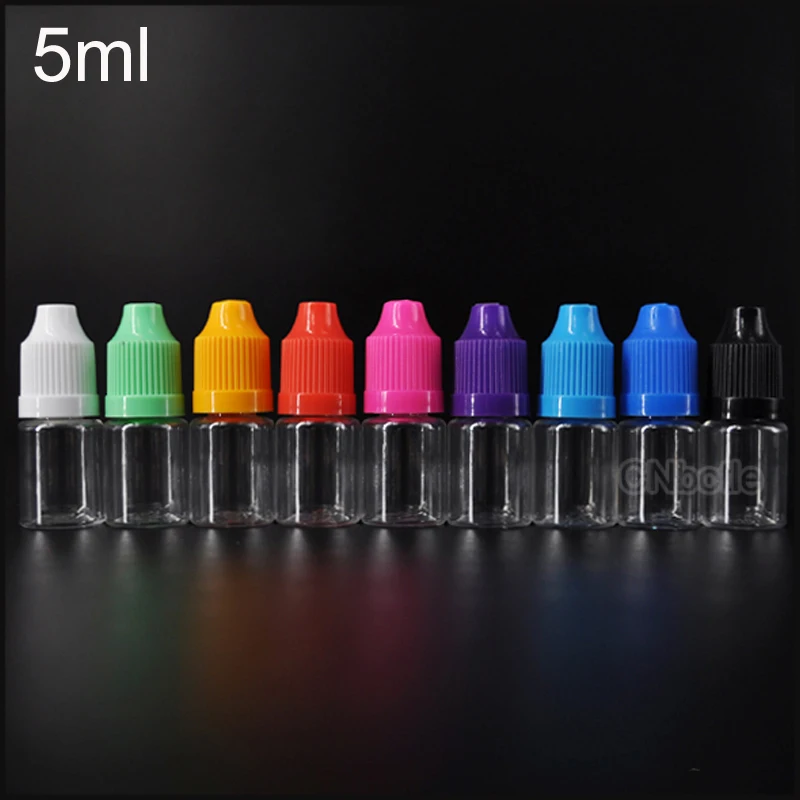 Buy 500pcs/lot, 5ml PET E Liquid vape juice bottle