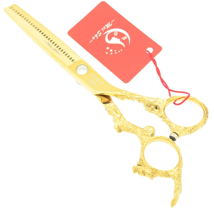 Meisha 6 inch Professional Hairdressing Scissors Set Hair Cutting Shears Thinning Scissor Barber Shop Tesouras HA0271