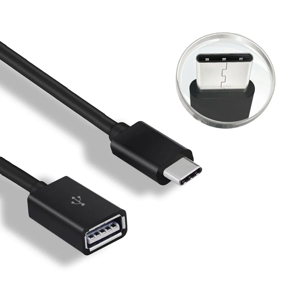 USB-C type C к USB 2,0 OTG кабель Adater для Sharp Aquos D10 C10, S3 Mini, S3, S2, Aquos R R2, X4, Sense Plus