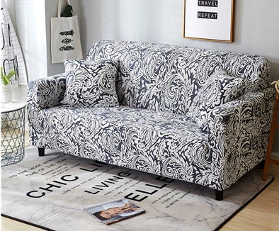 Универсальный чехол для дивана все включено Противоскользящий секционный эластичный Полный Чехол для дивана диванное полотенце Одноместный/Два/три/Четырехместный - Цвет: gray2