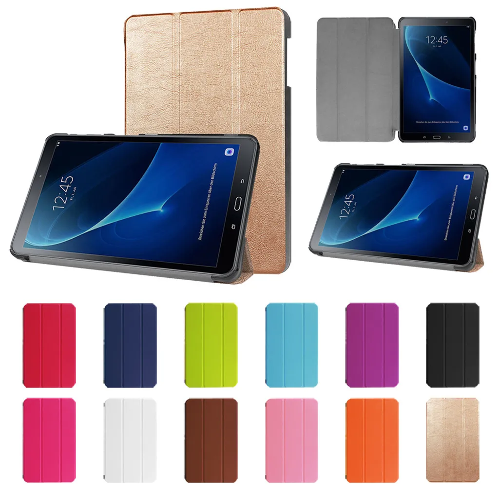 Чехол для планшета Samsung Galaxy Tab A A6 10 1 2016 T585 T580 T580N тонкий складной чехол из