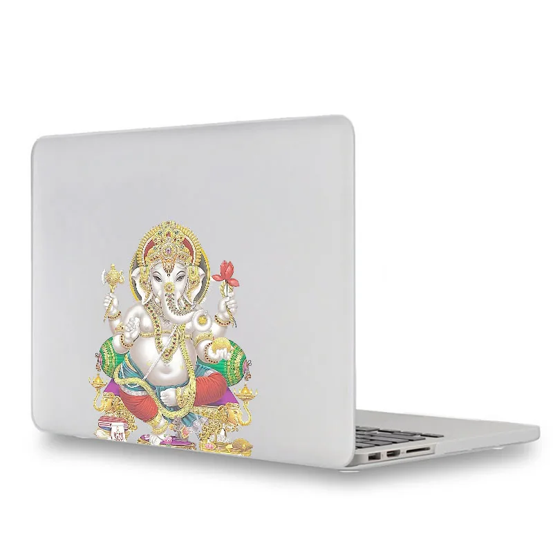 Наклейка для ноутбука с изображением индийского шувы Ganesha Gold Deity God наклейка Macbook