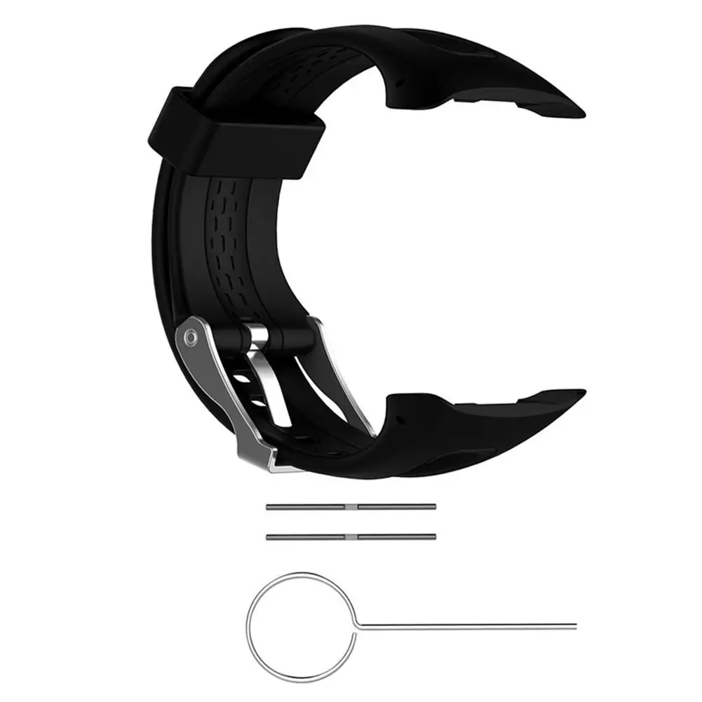 Watchbandfor Garmin Forerunner 10 15 GPS Running Small / Large With Tools Watch Quick Release Silicone Easy Fit Wrist Band Strap