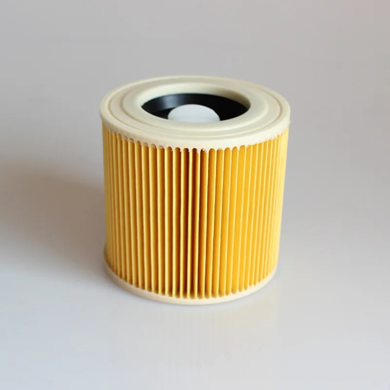 1Pcs dust Hepa filters+5Pcs paper dust bags for Karcher WD2.250 A2004 A2054 Vacuum Cleaners parts Cartridge HEPA Filter replacement kit 5