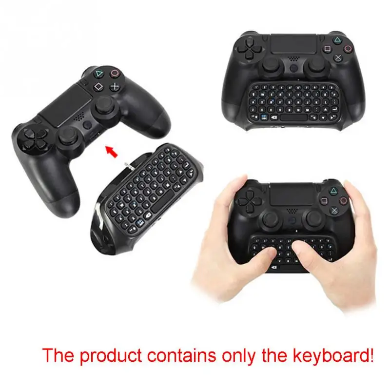

Mini BTV Wireless Keyboard KeyPad For Sony PS4 PlayStation 4 Accessory Controller Mini Bluetooth Wireless black Keyboard