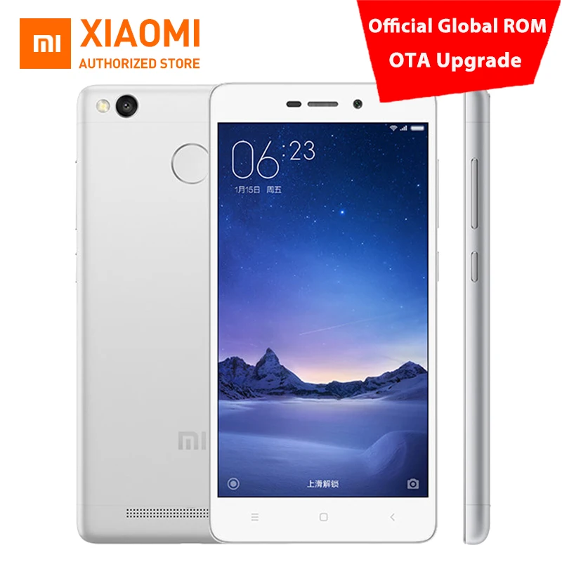  Original Xiaomi Redmi 3S prime Mobile Phone Snapdragon 430 Octa core 4100mAh 5.0"  3GB RAM 32GB ROM Fingerprint ID Global ROM 