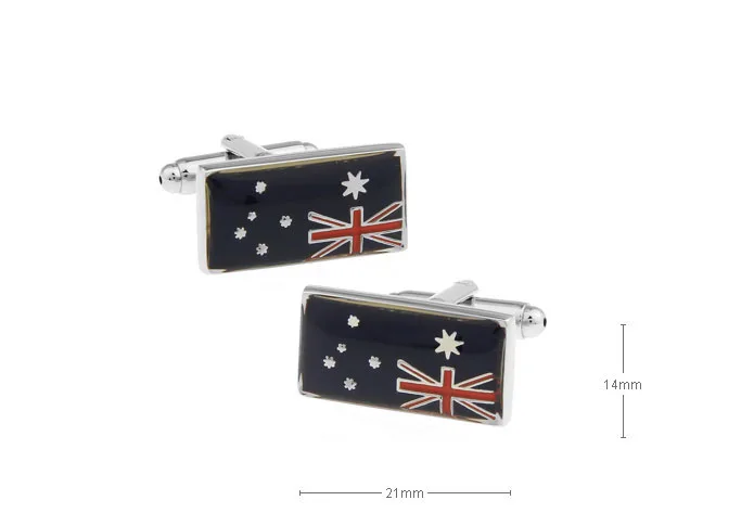 

The Australian flag type cufflinks,men's cufflinks,jewelry