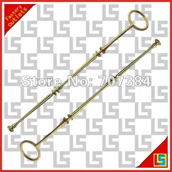 

ellipse style 3-tier gold cake stand centre handle /cake stand handles