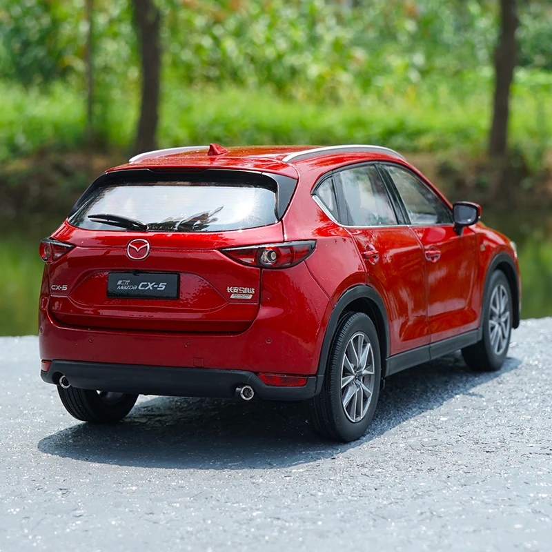 1:18 Mazda CX-5 красный серый внедорожник литая модель автомобиля игрушка Коллекция подарков оригинальная коробка