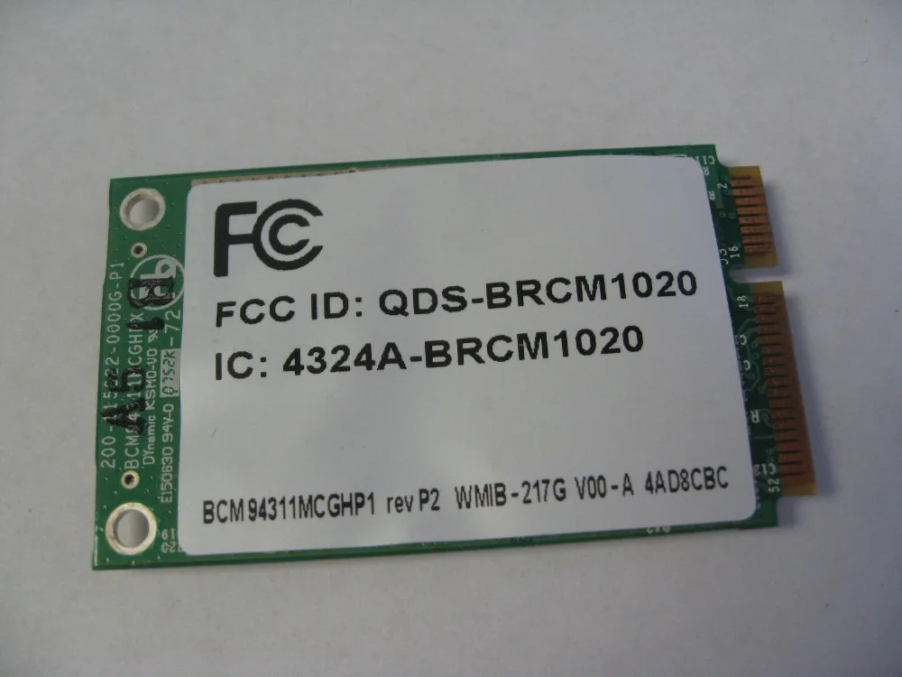 

SSEA New BRCM1020 Wireless Wifi PCI-E Card for HP Pavilion DV2000 V3000 dv6000 dv9000 for DELL E1405 D520 D620 D820 441090-001