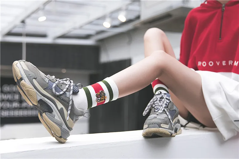 best no show socks for women harajuku japanese winter 2019 new ankle socks women fashion tiger calcetines mujer sokken skarpetki damskie chaussette femme adidas socks women