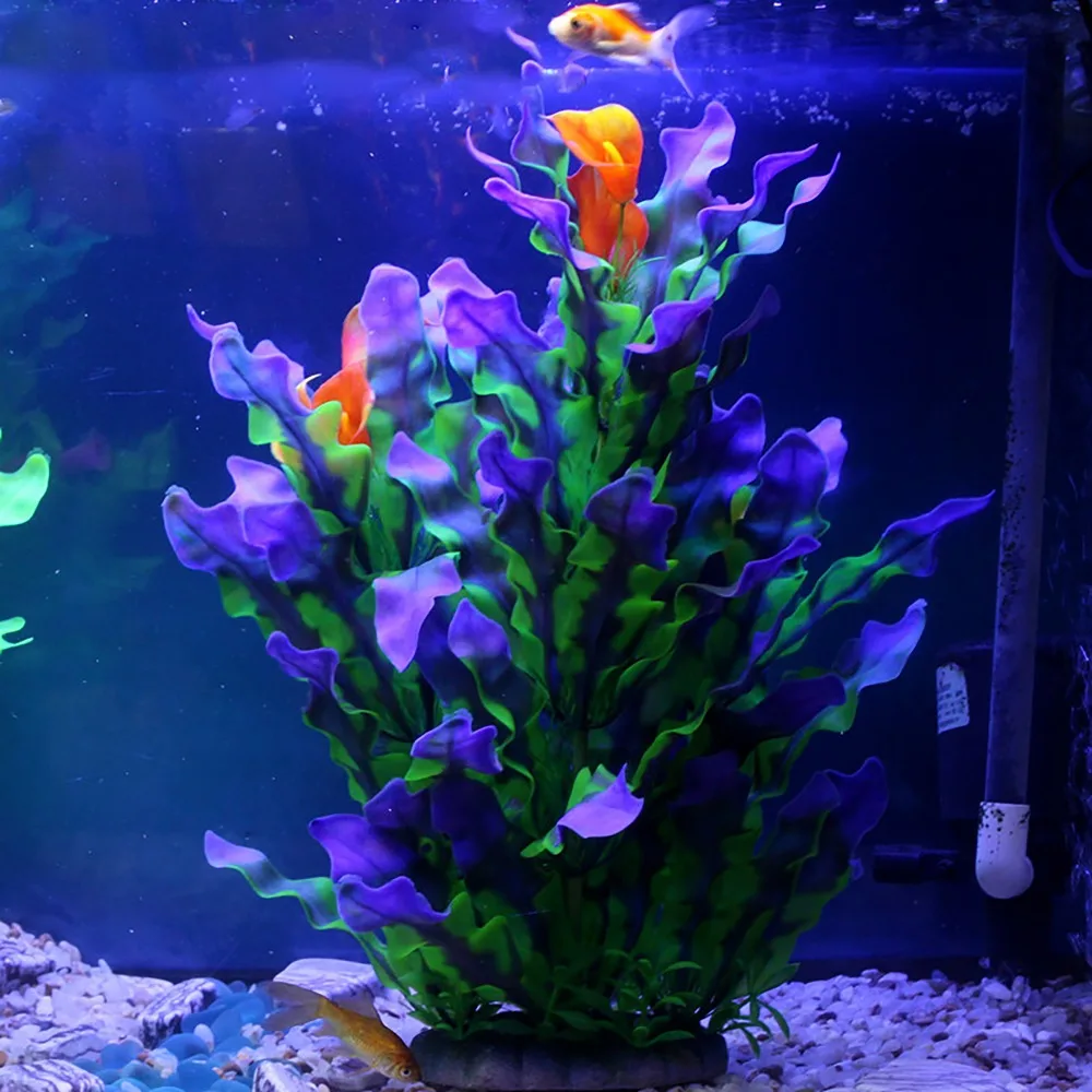 Рыболовный дыхательный отдых Betta скрытые листья растений имитация потока воды