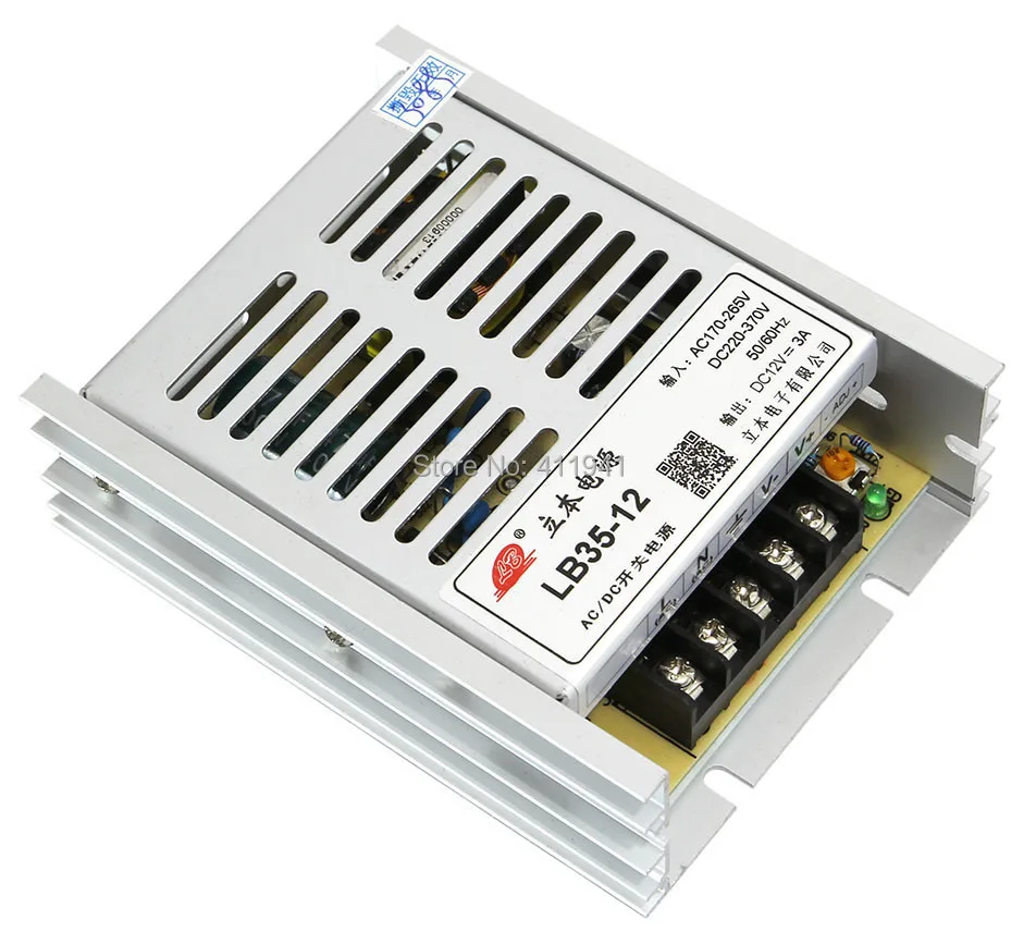 

35W 15V 2.4A Ultra thin Single Output Switching power supply for LED Strip light 170-264 V AC Input