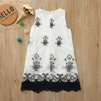 

Girls Dresses For Party And Wedding Toddler Kid Baby Girl Lace Floral Embroidery Party Princess Casual Dress Clothes C24%