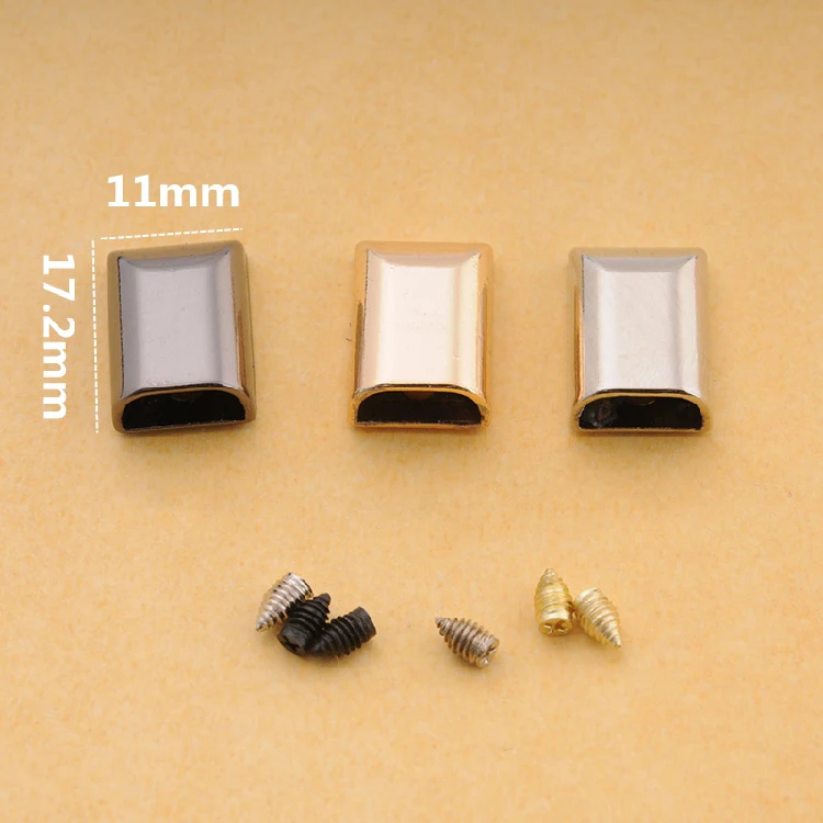 5pcs-17mm-Bottom-End-Stopper-Lock-Zipper-slider-Replacement-buckle-with-screws-DIY-Zipper-Bags-Leather