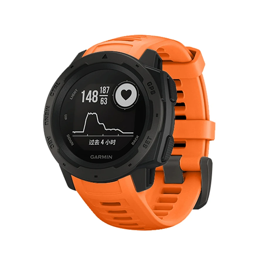 Силиконовый ремешок для часов JKER Quick Release для Garmin Instinct, сменный ремешок, легко подходят для часов, Wirstband