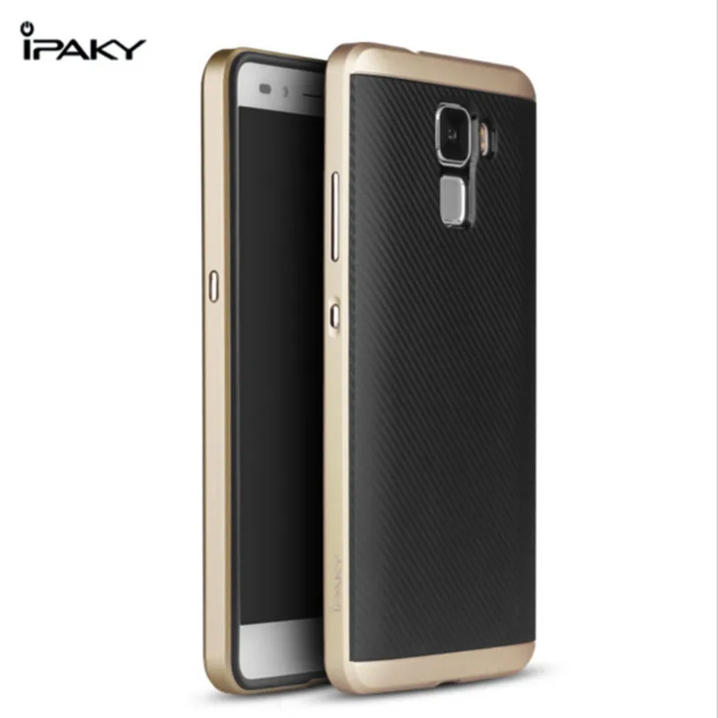 For Huawei Honor 7 Case Original IPAKY TPU + PC Frame Silicone Case Cover for Huawei Honor 7 Phone Cases Dual Layer Shell Honor7