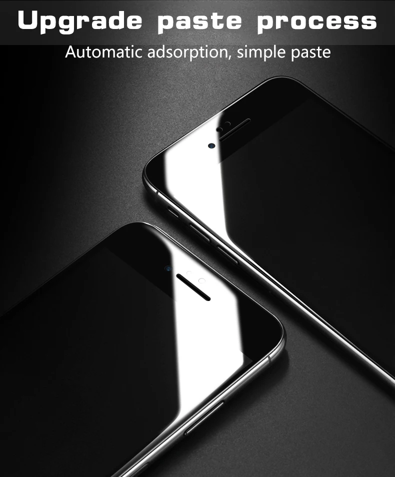 6D 9H HD полное покрытие закаленное стекло для iphone 7 plus 6s plus 8 plus x стеклянная пленка iphone 7 8 x защита экрана iphone 6 7