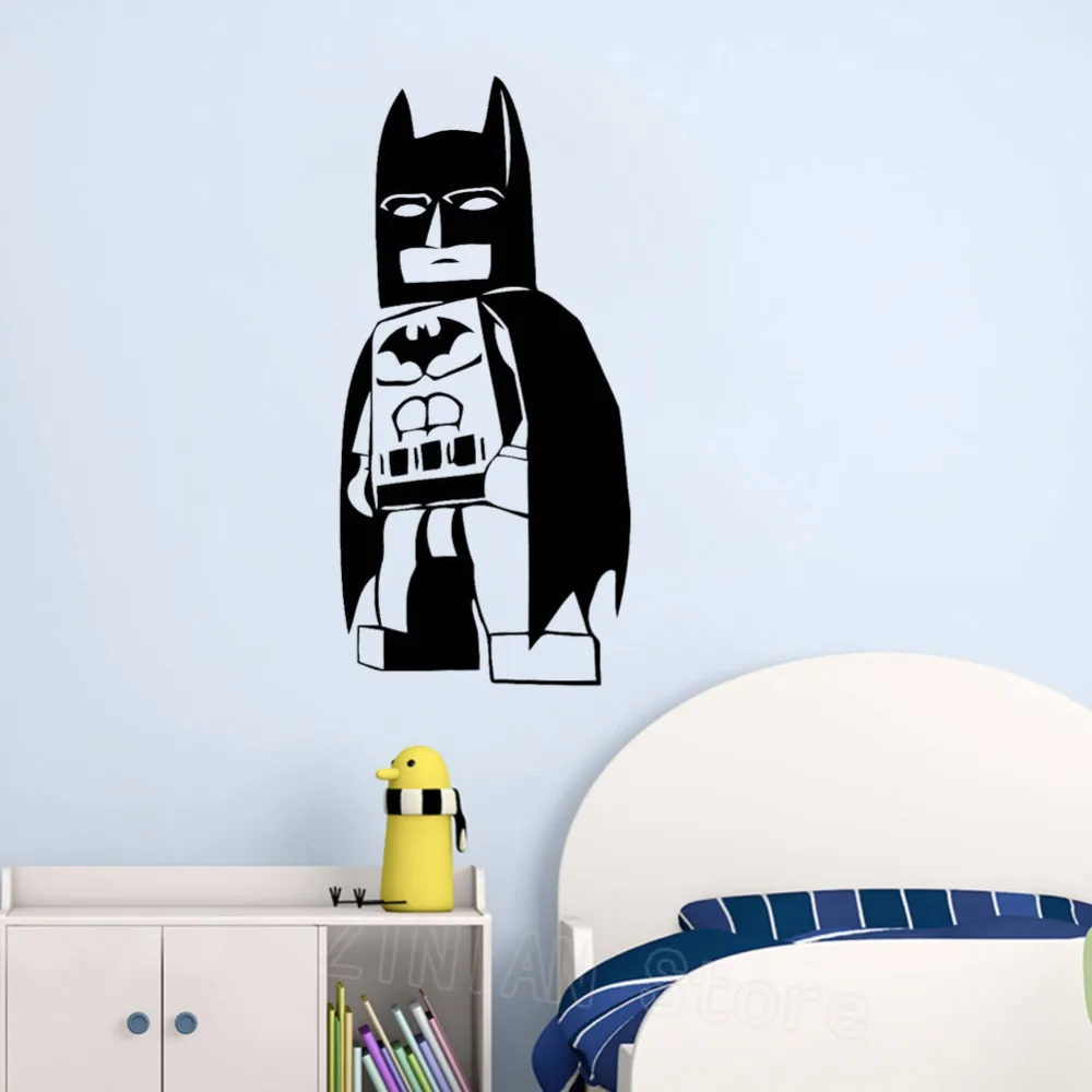 Lego Batman Wall Decal Baby Superhero Playroom Decor Vinyl Wall
