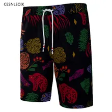 Для мужчин печати шорты Повседневное грузовой короткие штаны короткие брюки свободные Рубашки домашние K05