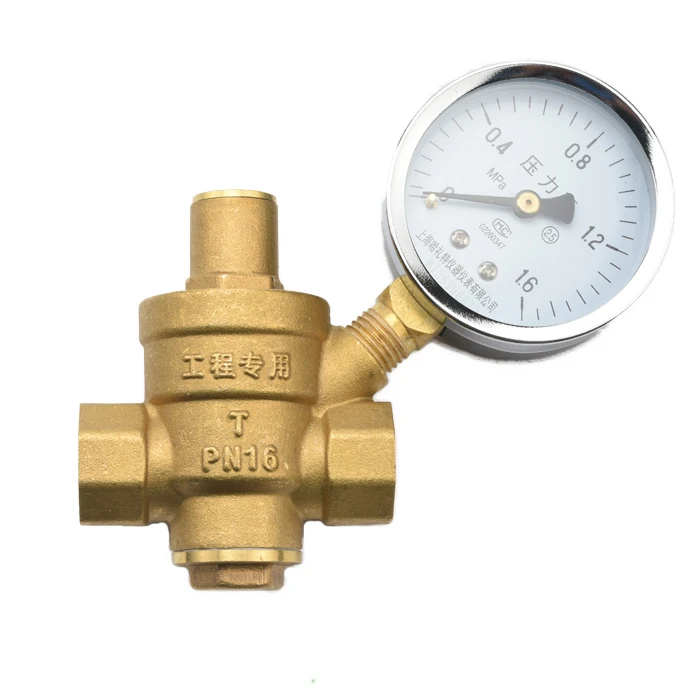 

Water Pressue Reducing Valve Mayitr Adjustable Brass Pressure Reducing Regulator Valves With Gauge