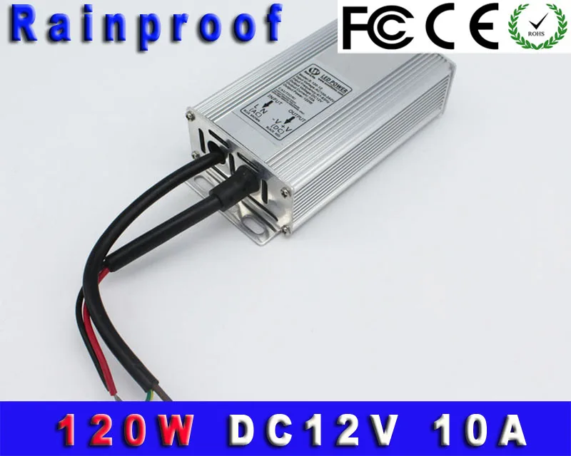 120w Rainproof Universal power suply ac/dc 12V DC 10A Switching Power Supply 12v unit led Transformer For Led Display