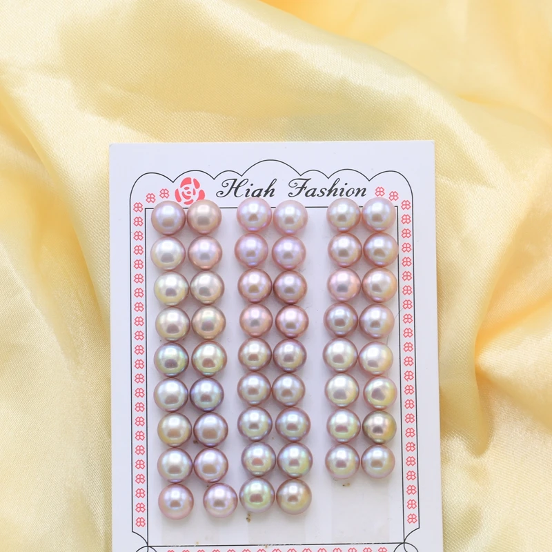 BaroqueOnly полупросверленные натуральные пресноводные жемчужные бусины в форме пуговиц Oyster naked Pearl, свободные бусины для изготовления ювелирных изделий своими руками