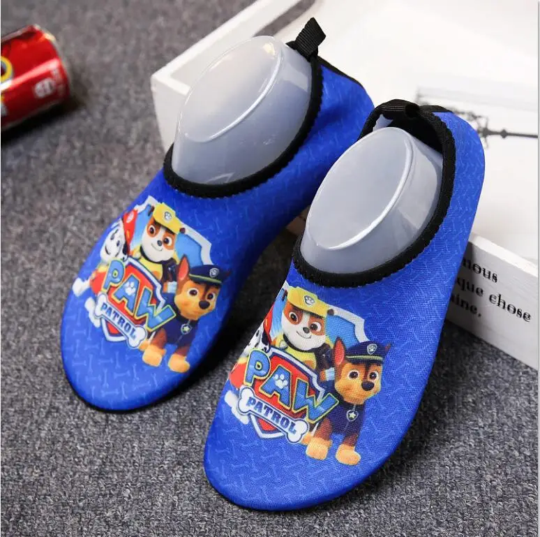JawayKids/Детская водонепроницаемая обувь для девочек и мальчиков; обувь с героями мультфильмов; детские кроссовки для плавания; Детская домашняя обувь - Цвет: Royal Blue