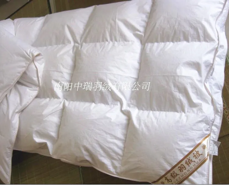 Одеяло наполненное белым гусиным пером и пухом tog значение 10,5 для зимы 350 gsm UK Super King size 7,2*8,5 '