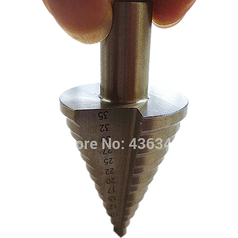 Step Cone Drill 13mm Shank Multifunction Twist Reamer Steel Pvc Wood
