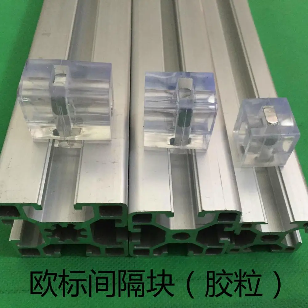 

CNC Parts European standard aluminum profile fittings, spacer block, spacer fixing piece For 3030/4040/4545 Profile