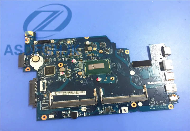 laptop motherboard Z5WAH LA B161P REV 1 0 NBV9M11001 NB V9M11 001 For font b acer