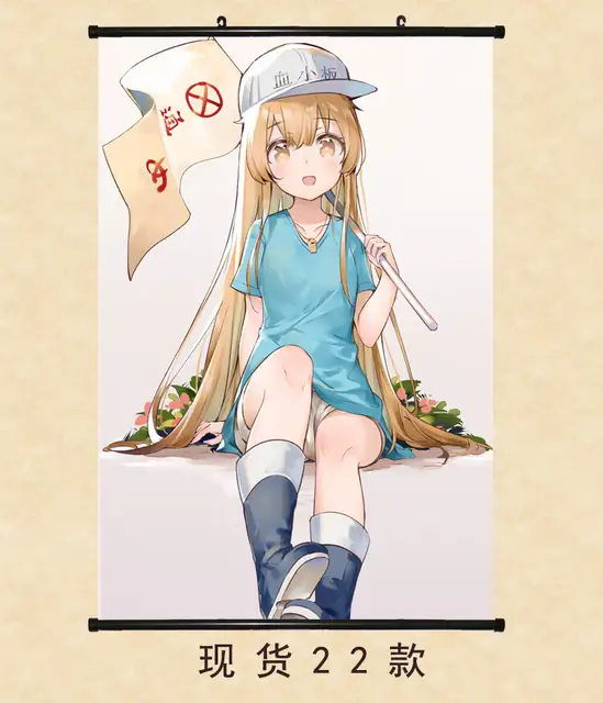 Japanese Anime Cells At Work Hataraku Saibou Sexy Girl Platelet Home Decor Wall Scroll Poster Decorative Pictures Painting Calligraphy Aliexpress