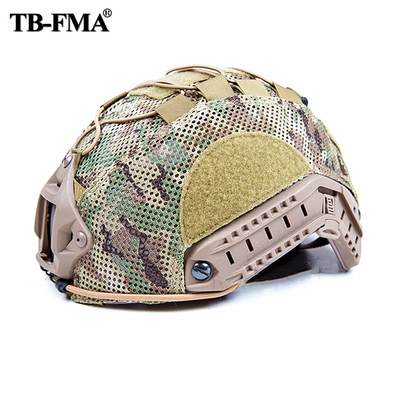 TB-FMA Тактический Мультикам шлем крышка камуфляж для FMA Быстрый PJ Баллистические шлемы страйкбол Пейнтбол Стрельба ops-основной шлем