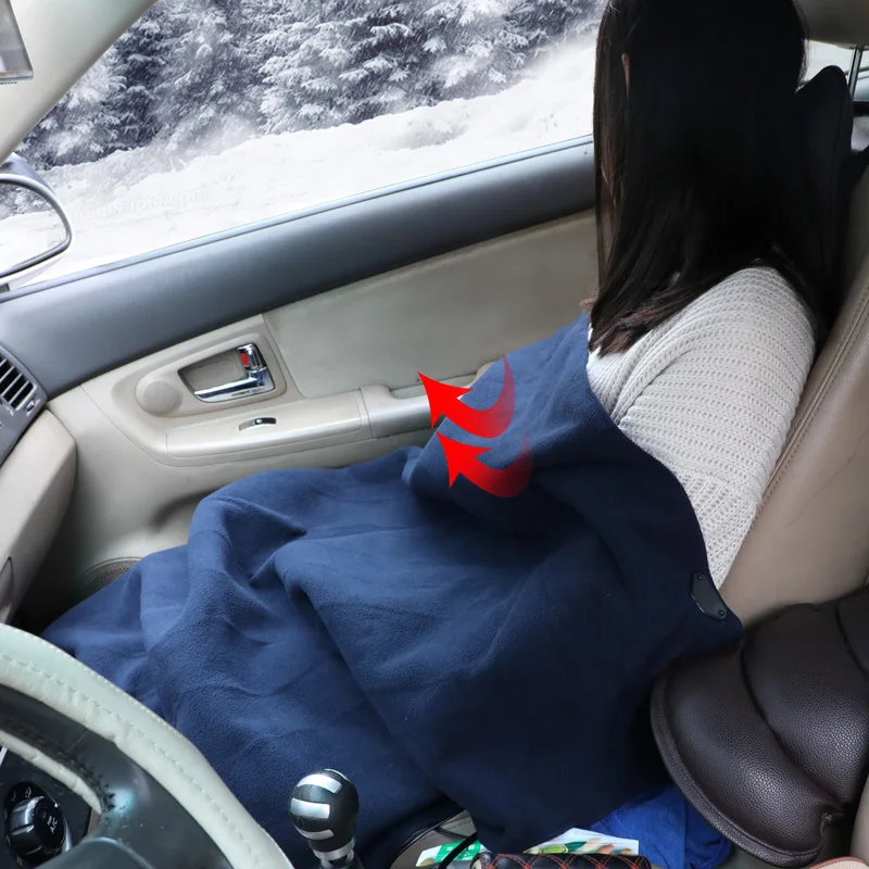 

Car Electrical Heating Blanket Winter 12V Car Accessories Interior Automatic Plug Heating Blanket Auto Outdoor Travel Equipment