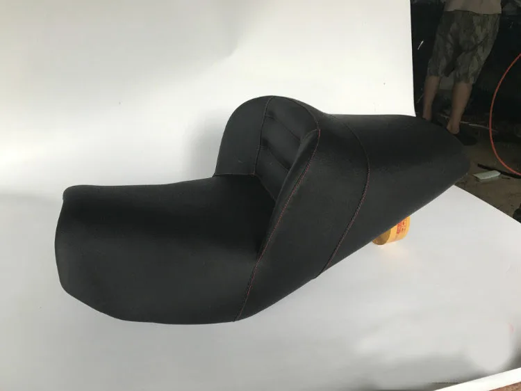 

DL250 Vintage Modified Black Brat Style Hump Retro Motorcycle Seat Saddle