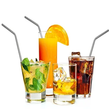

Stainless Steel Straw Steel Drinking Straws 8.5 inch