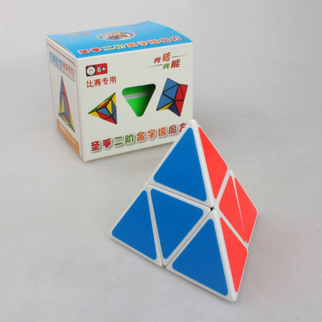 2019 Новое поступление ShengShou Pyraminxcube 2x2x2 головоломка с быстрым кубом-черный