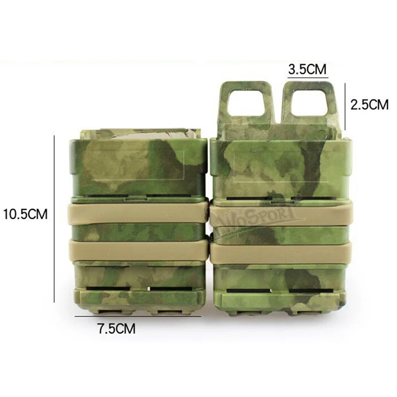 

FastMag Fast Double 5.56 Magazine Holster Pouch Set For MOLLE System