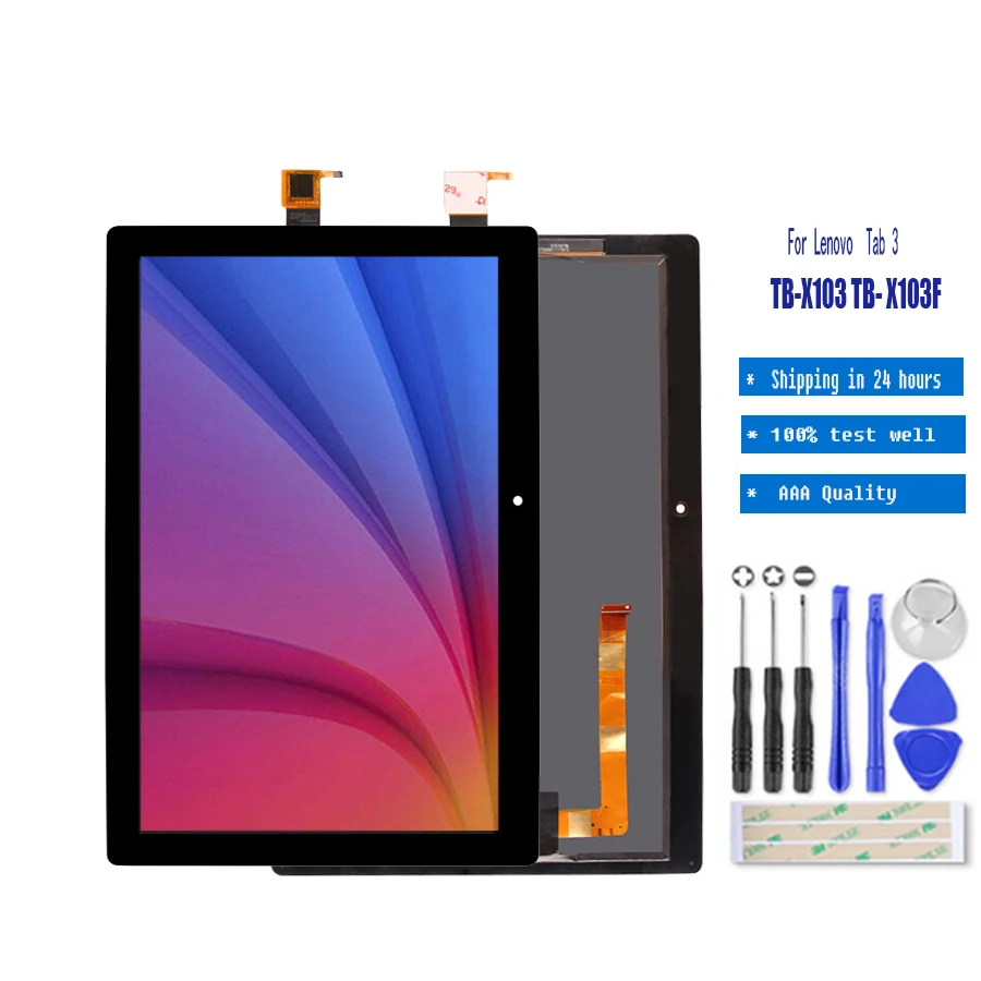 

10.1 inch Touch screen Digitizer Assembly LCD Display For Lenovo Tab 3 10 Plus TB-X103F TB-X103 TB X103F TB X103 Screen Panel
