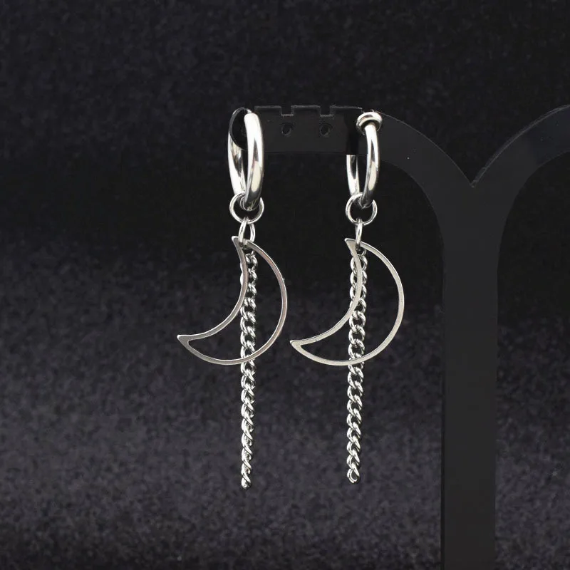 

KPOP DNA Korean fashion 1pcs Boys Jin V Stud earring Jungkook Suga Jhope Tassels Ear For Women Men Moon