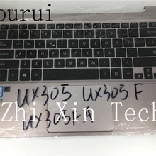 Yourui для Asus UX305 UX305F UX305FA серебро C оболочка корпуса с US клавиатура