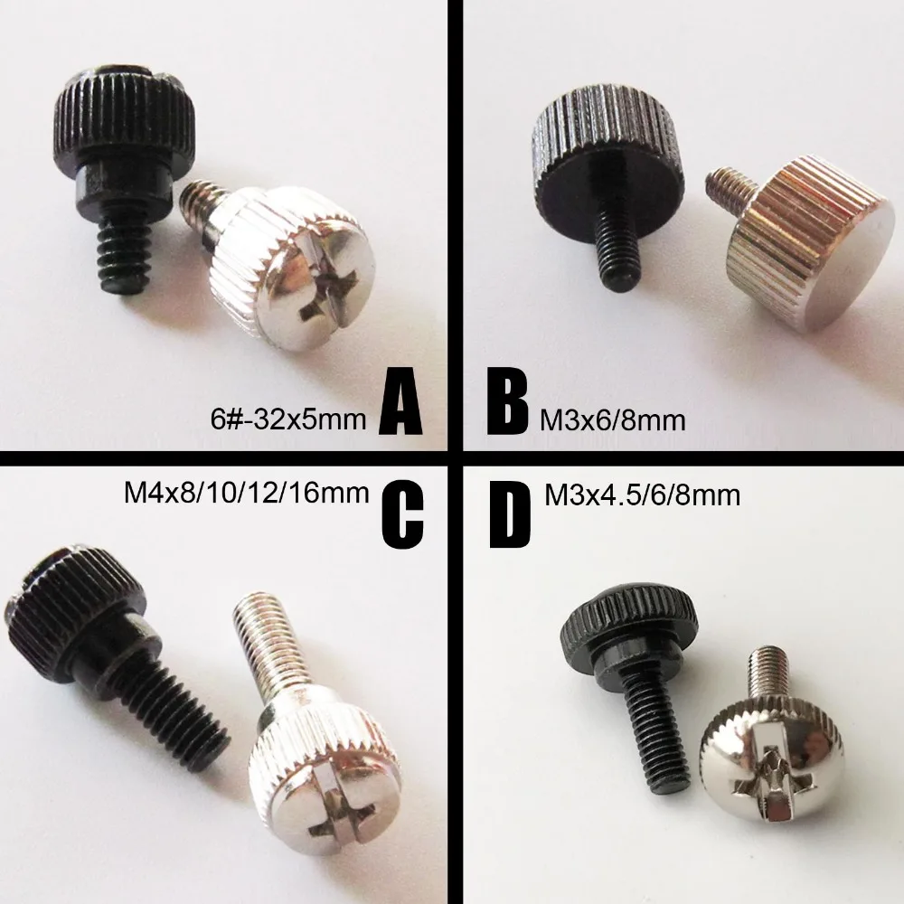 10 шт. черные серебристые Чехлы для компьютера|screw bolt|bolt headbolt black |