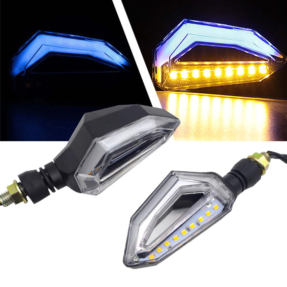 Универсальный clignotant moto led 12В мотоциклетные указатели поворота для yamaha virago 535 cbr 250r