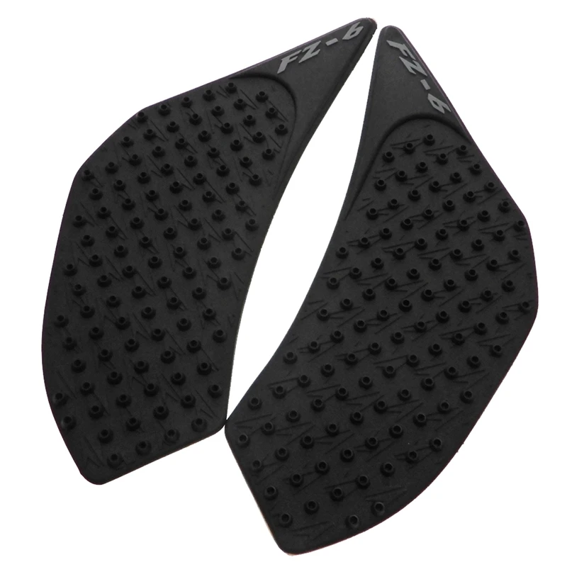 MTCLUB Black Transparent New Anti slip Fuel Tank Pad Side Gas Knee Grip Traction Pads For Yamaha FZ6N 2006-2010 FZ 6N FZ6 N (3)